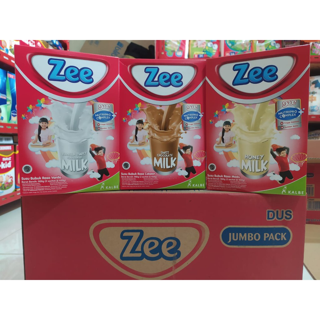 Jual Zee Swiss Chocolate Vanilla Twist Milk Honey Susu Bubuk G