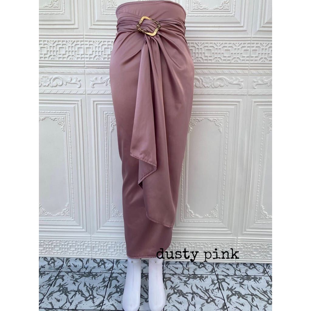 Jual Rok Lilit Satin Velvet Premium Bawahan Kebaya Bahan Satin Velvet