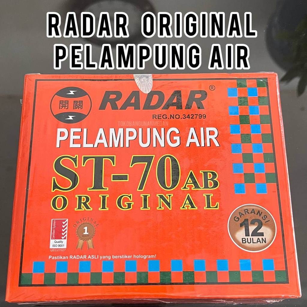 Jual Radar Pelampung Air Otomatis Tandon Tangki Toren Air Original