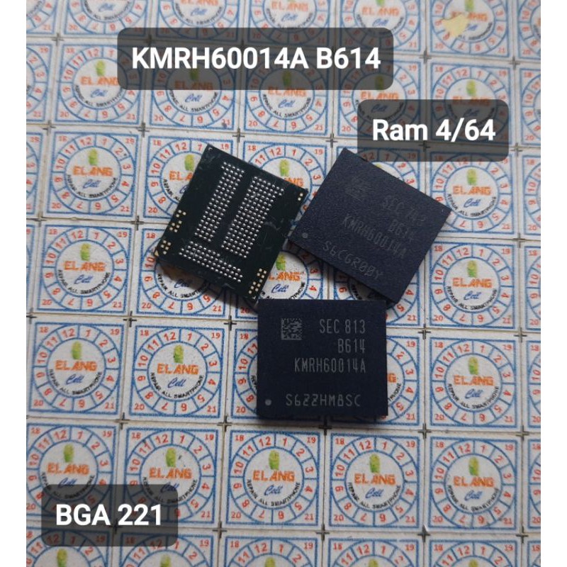 Jual EMMC KMRH60014M 14A RPMB CLEAN BGA221 Ram 4 64GB Shopee Indonesia