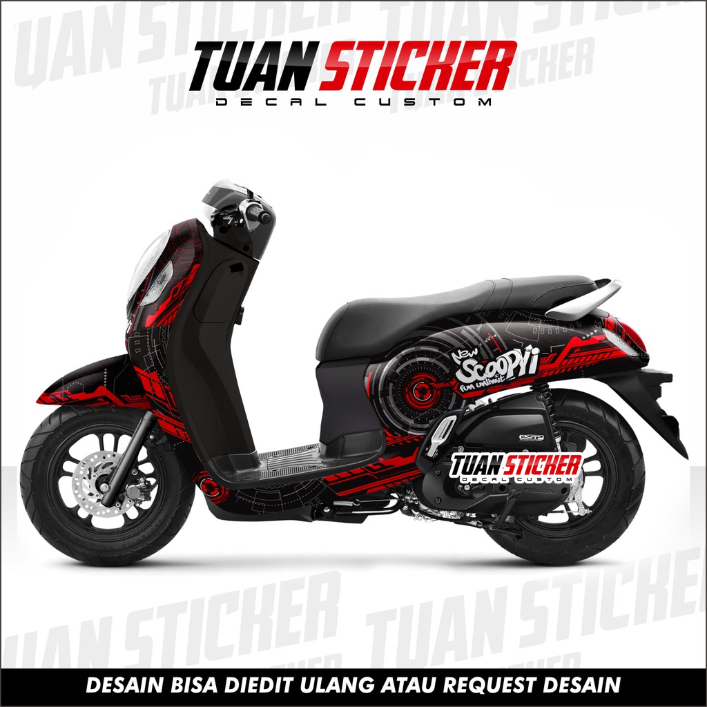 Jual Sticker Striping Decal Scoopy 2021 Sticker Scoopy 2021 Striping