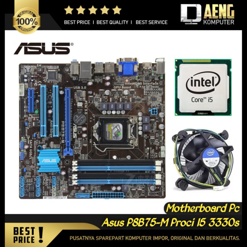 Jual Motherboard Mainboard Mobo Pc Gaming Merk Asus P B M Slot