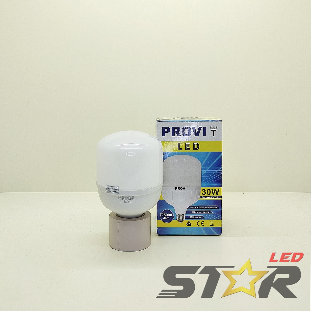 Jual PROVI LED Bulb T 30W 40W Lampu Bohlam Tabung Murah Hemat Energi