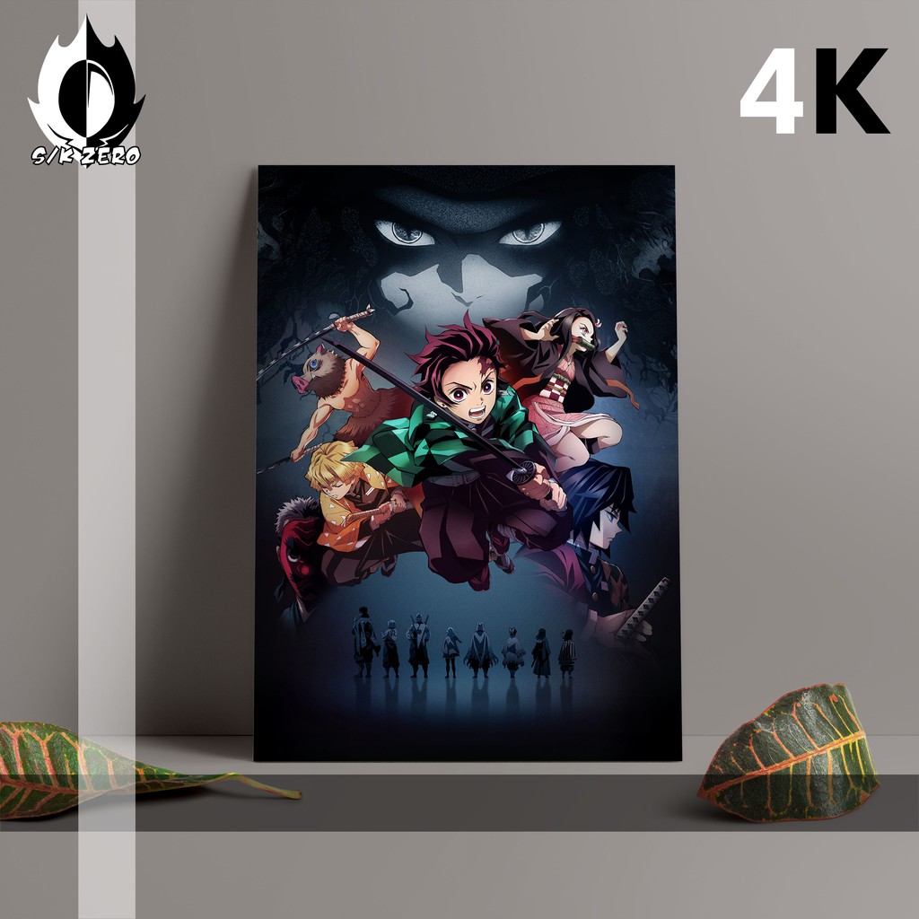 Jual Poster Size A Anime Paling Lengkap Kimetsu No Yaiba Demon