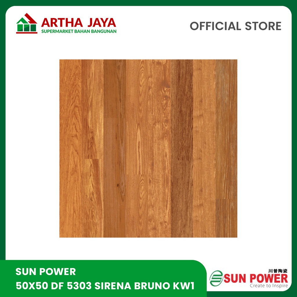 Jual Sunpower Keramik Lantai 50X50 DF 5303 Sirena Bruno KW1 1m2 Floor