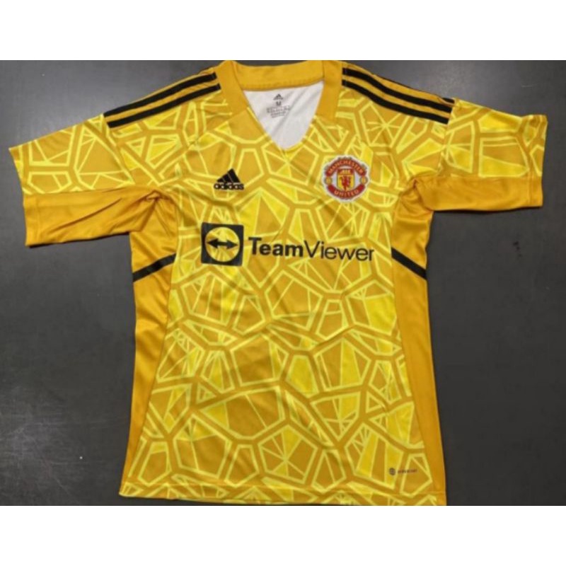 Jual JERSEY MU GK KIPER GOALKEEPER KUNING YELLOW KEEPER NEW 2022 2023