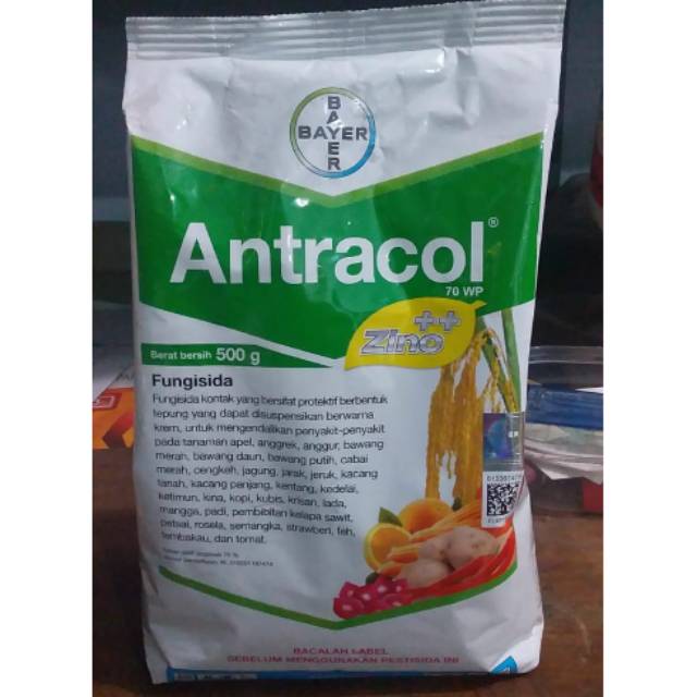 Jual FUNGISIDA ANTRACOL 70 WP KEMASAN 500 Gram Shopee Indonesia