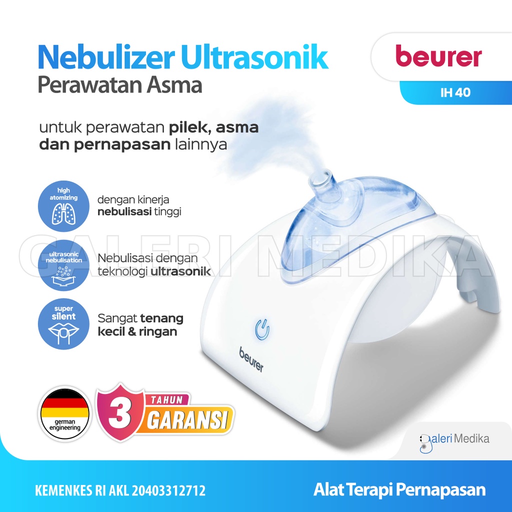 Jual Beurer Nebulizer Ultrasonik Ih Ih Ih Alat Terapi