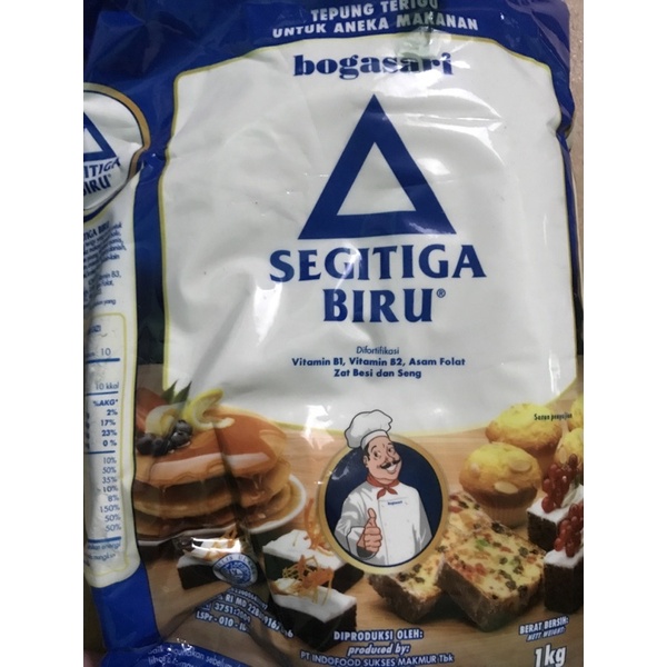 Jual Tepung Terigu Segitiga Biru Premium 1kg Shopee Indonesia