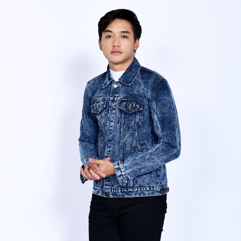 Jual Termurah Jaket Denim Pria Dan Wanita Jacket Jeans Pria Hitam