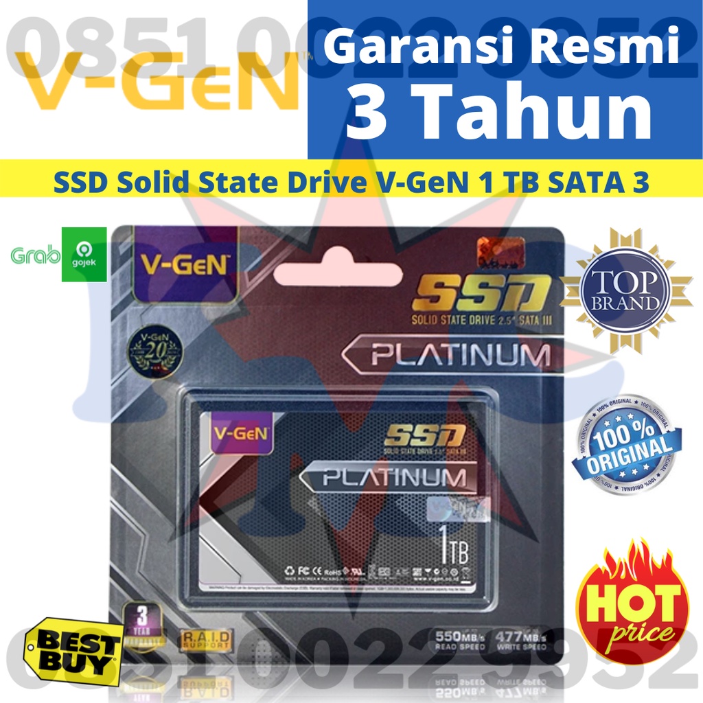 Jual SSD V GEN 1TB SATA 3 Solid State Drive VGEN 2 5 Inch SSD V GEN