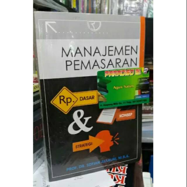 Jual Buku Manajemen Pemasaran Dasar Konsep Dan Strategi Shopee