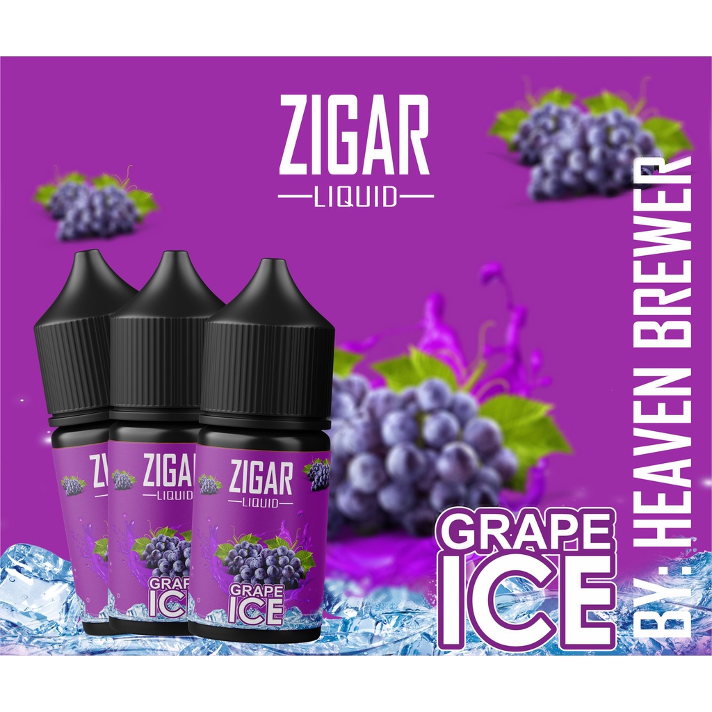 Jual Baru Zigar Liquid By Heaven Brewer Rasa Anggur Merah Ice Ml