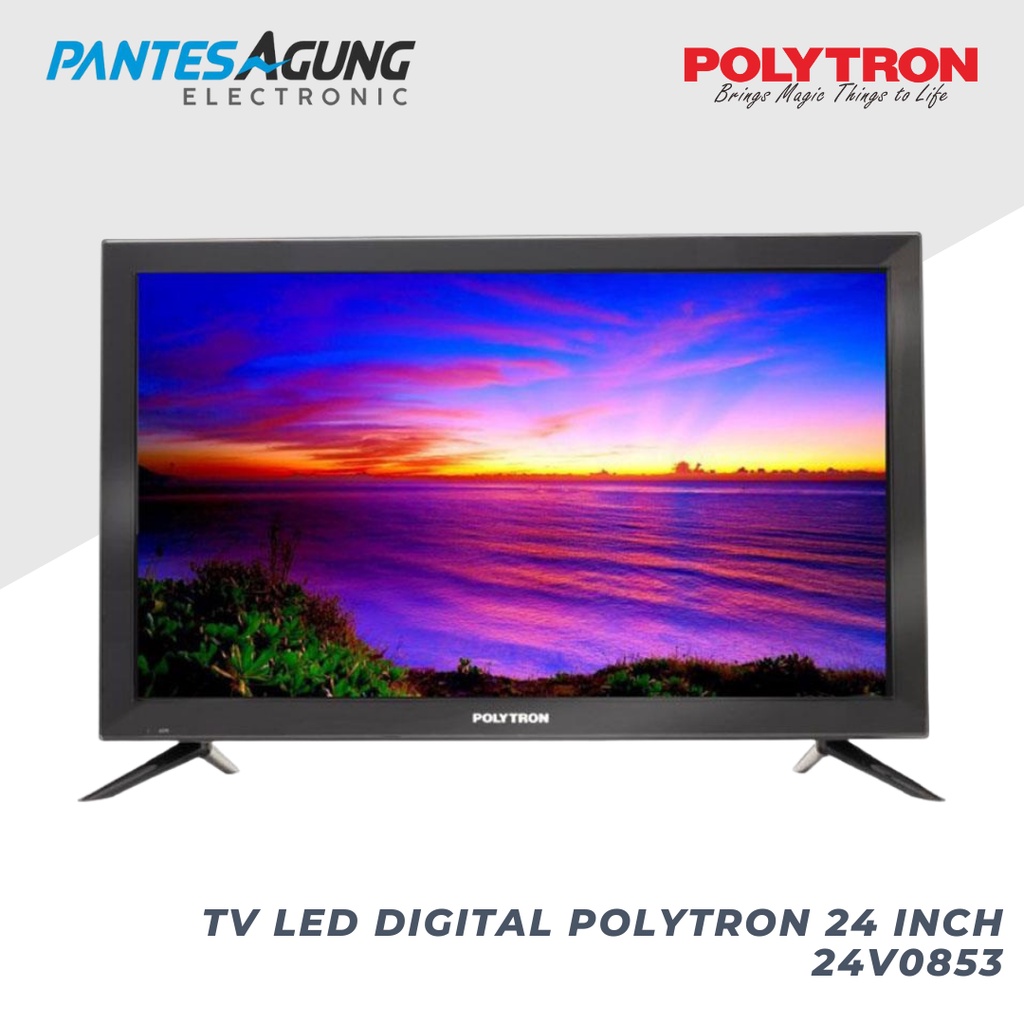 Jual TV LED DIGITAL POLYTRON 24 Inch 24V1853 DAN TABUNG PLD24V123