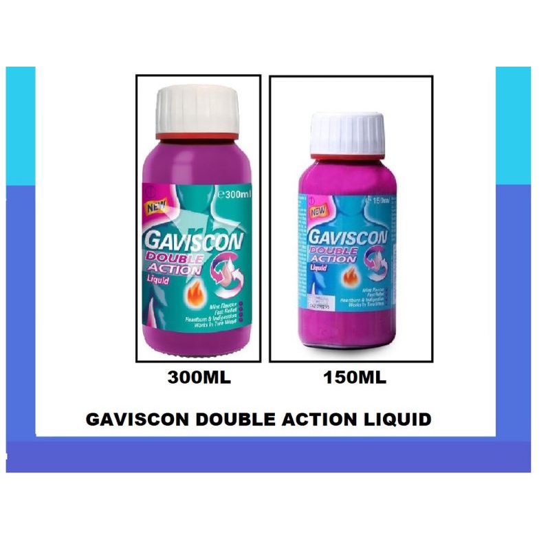 Jual Gaviscon Double Action Liquid Advance Obat Maag Lambung Kemasan