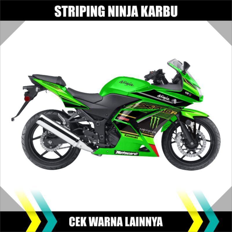 Jual Striping Ninja Karbu Decal Ninja Karbu Sticker Kawasaki