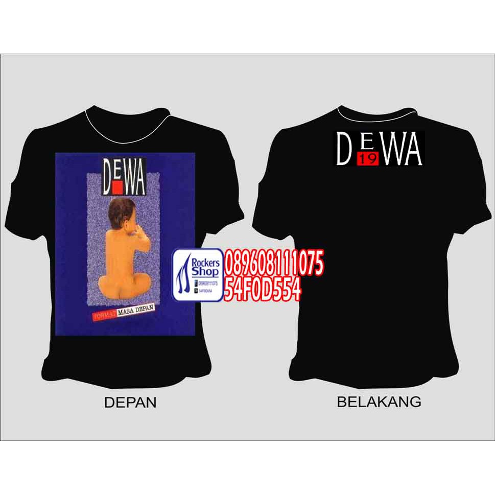 Jual KAOS DEWA 19 COVER ALBUM FORMAT MASA DEPAN Shopee Indonesia