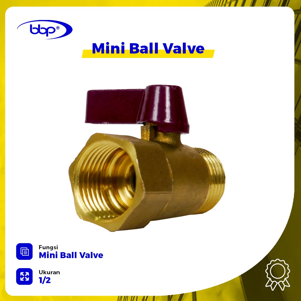 Jual Ball Valve Ukuran Inch Stop Kran Double Drat Luar Dalam