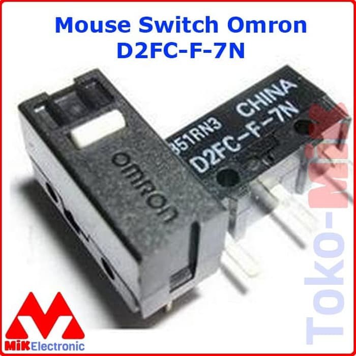 Jual TOMBOL MOUSE KLIK SAKLAR MOUSE MICRO SWITCH OMRON D2FC F 7N