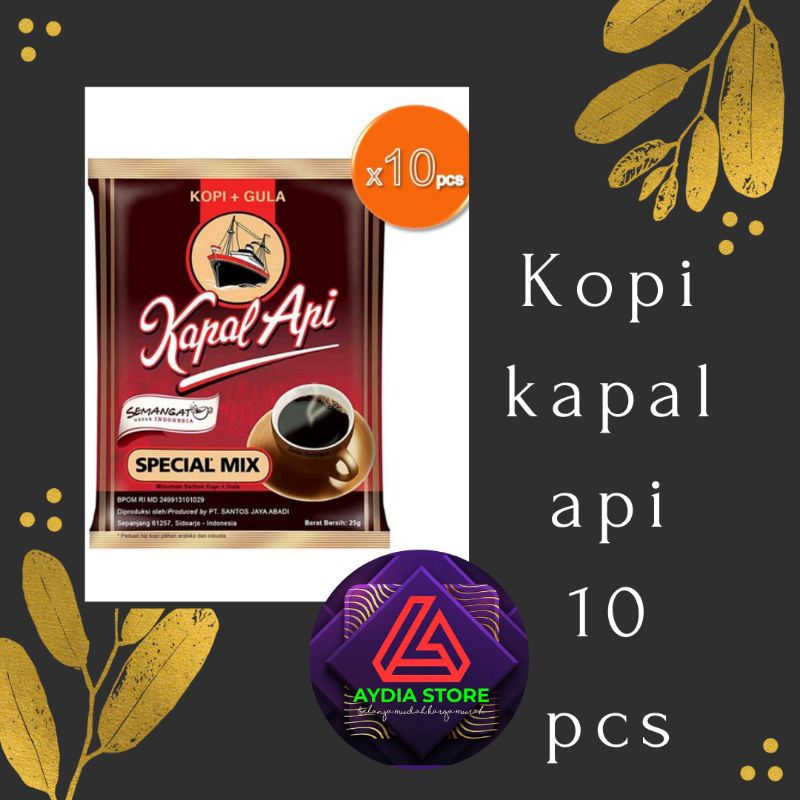 Jual KOPI KAPAL API SPECIAL MIC KOPI PLUS GULA 1 RENCENG ISI 10 PCS