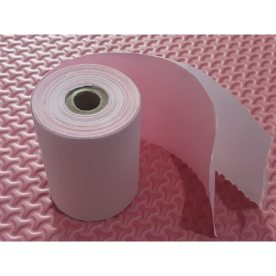 Jual Kertas Kasir Struk Roll Ncr 2 Ply Ukuran 75x60 Putih Pink GROSIR