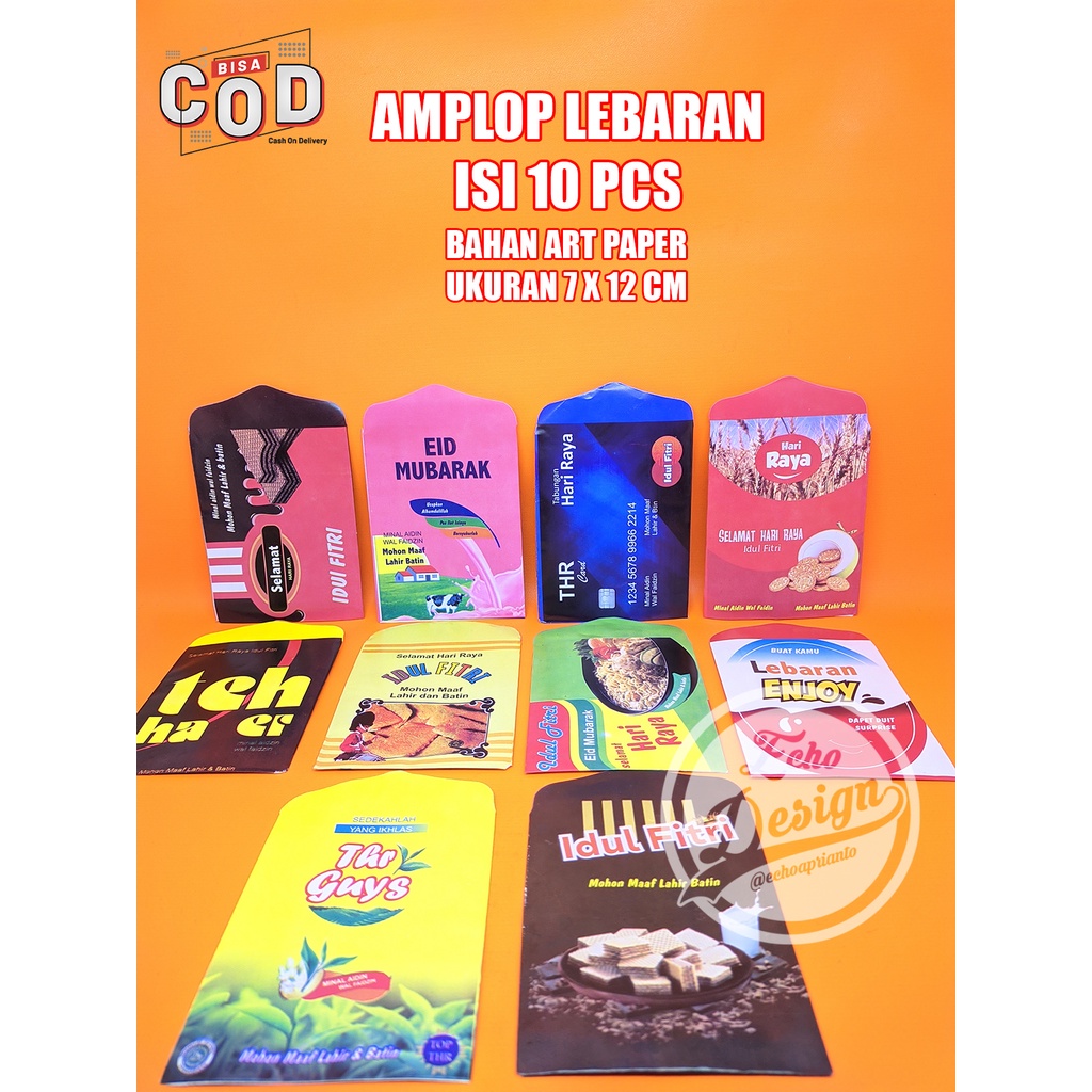 Jual Amplop Lebaran Thr Hari Raya Amplop Lebaran Snack Unik Viral