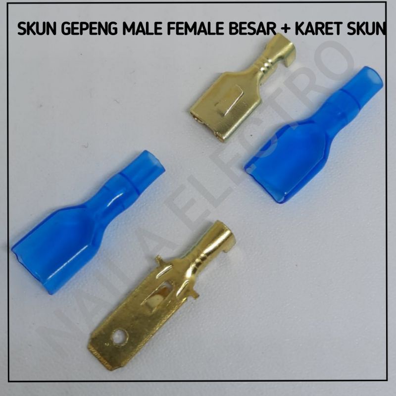 Jual Skun Gepeng 10 Pasang Male Female Besar Karet Skun Skun