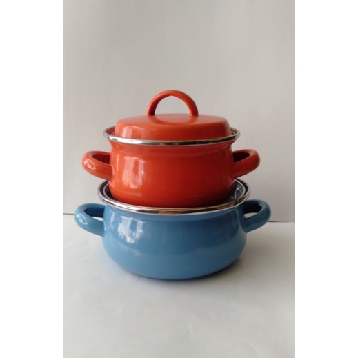 Jual Panci Set Enamel Warna Dutch Oven Panci Warna Kedaung