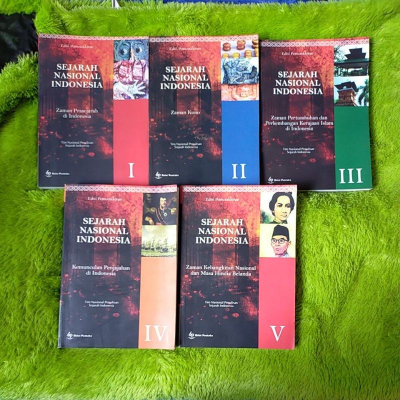 Jual ORIGINAL BUKU SEJARAH NASIONAL INDONESIA JILID 1 2 3 4 5 6