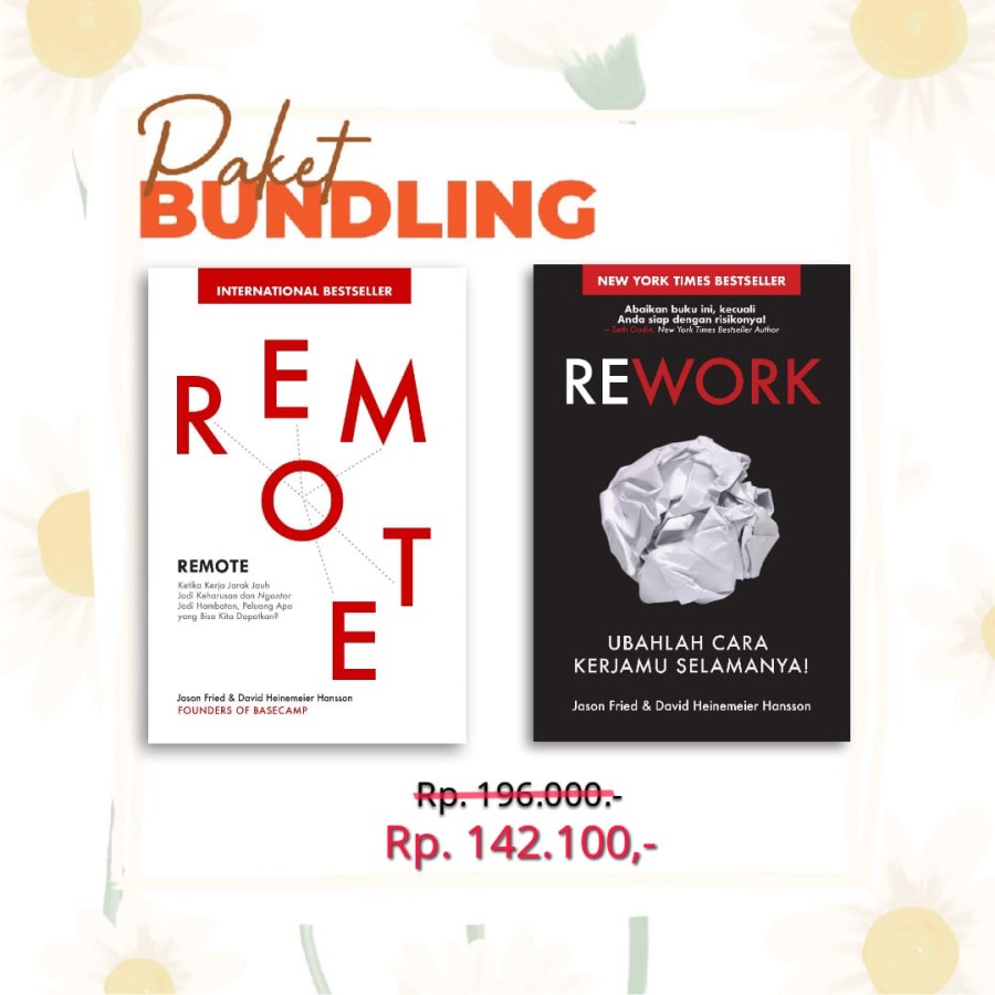 Jual Paket Bundling Buku Remote Rework Renebook Shopee Indonesia