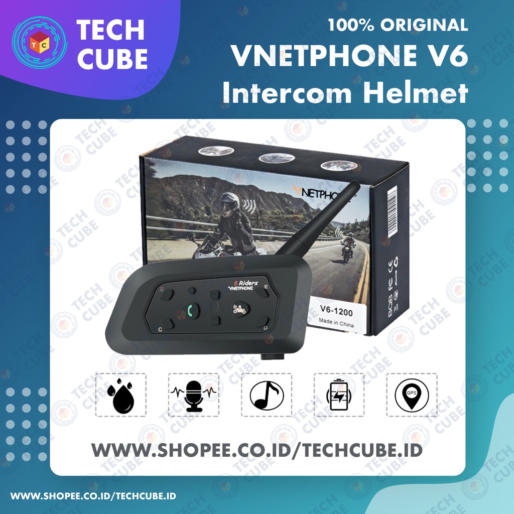 Jual Bluetooth Intercom V Vnetphone Riders M For Helmet Sena