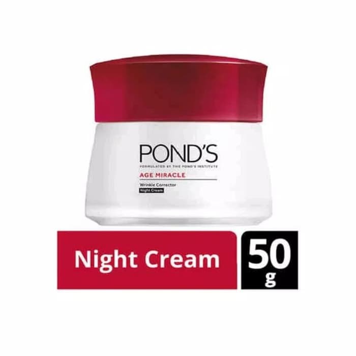 Jual Ponds Age Miracle Night Cream Gr Pelembab Wajah Shopee