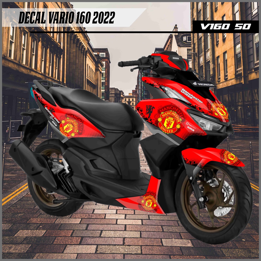 Jual DECAL STICKER FULL BODY VARIO 160 2022 MANCHESTER UNITED Shopee