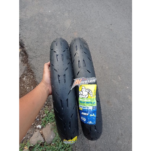 Jual Ban Luar Michelin Pilot MotoGP Tubles Ukuran 90 80 Ring 17