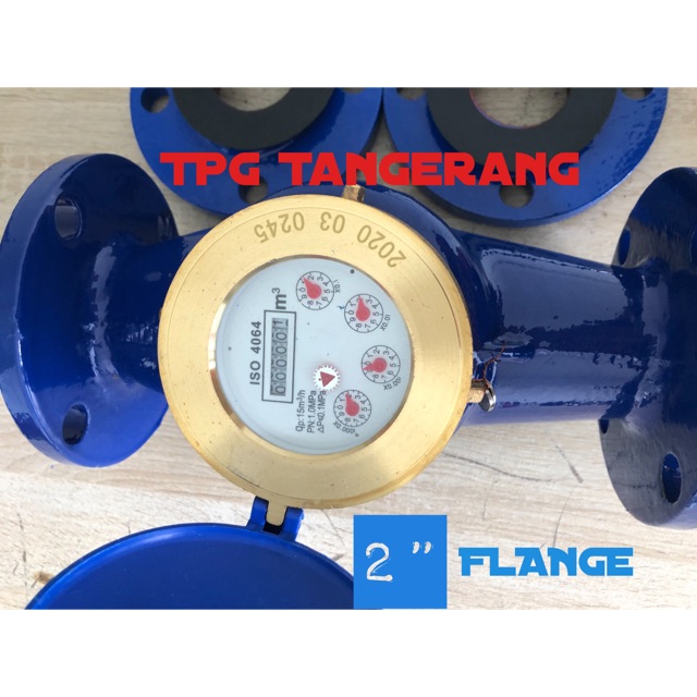 Jual Meteran Air Water Meter Inchi Flange Shopee Indonesia