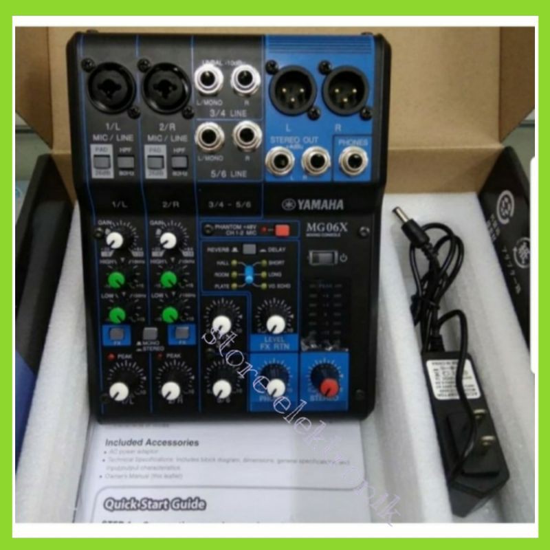 Jual Mixer Yamaha MG 06 XU Mixer Yamaha 6 Channel Shopee Indonesia