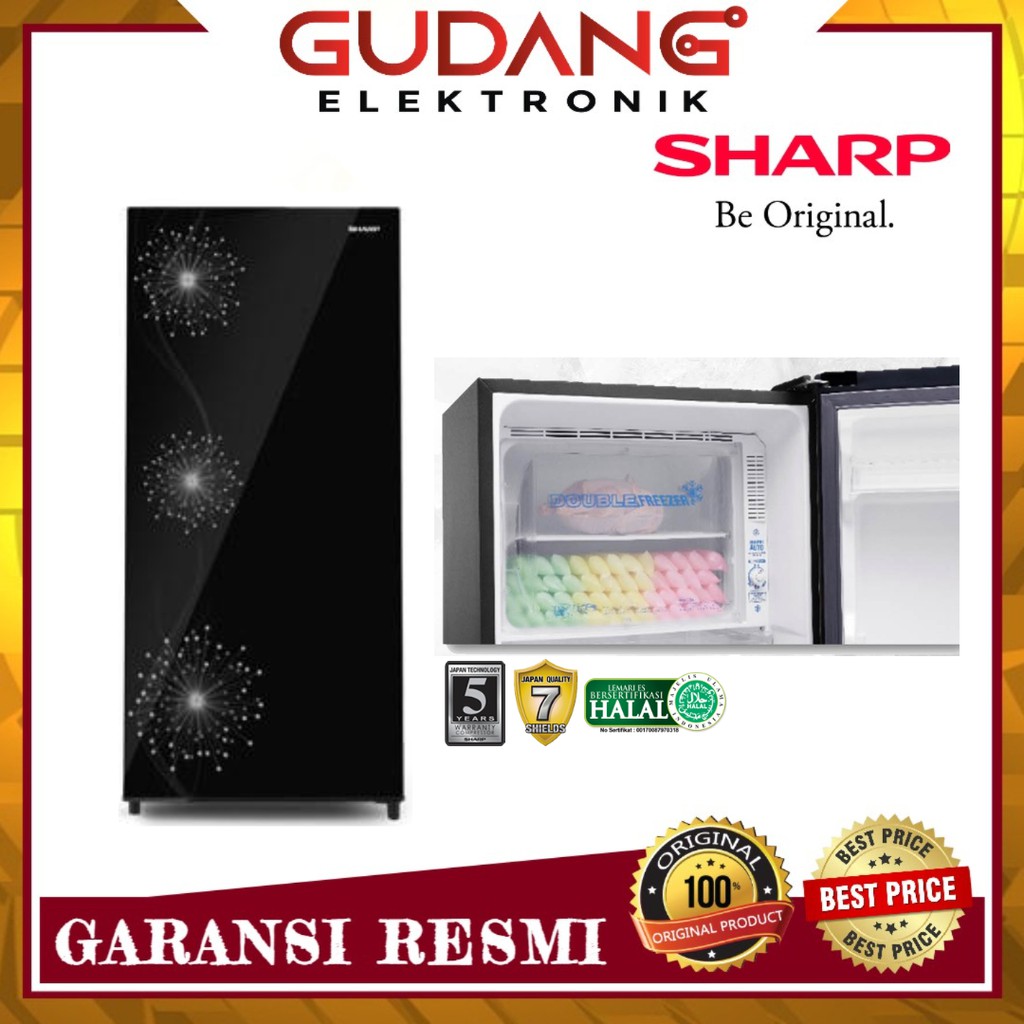 Jual Lemari Es Pintu Sharp Sj X W Dw Big Freezer Kulkas Sharp Sjx