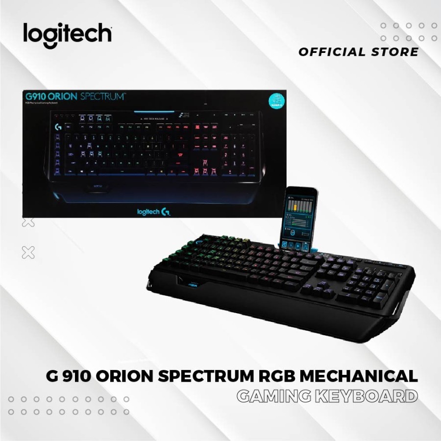 Jual Logitech G910 Orion Spectrum RGB Mechanical Gaming Keyboard