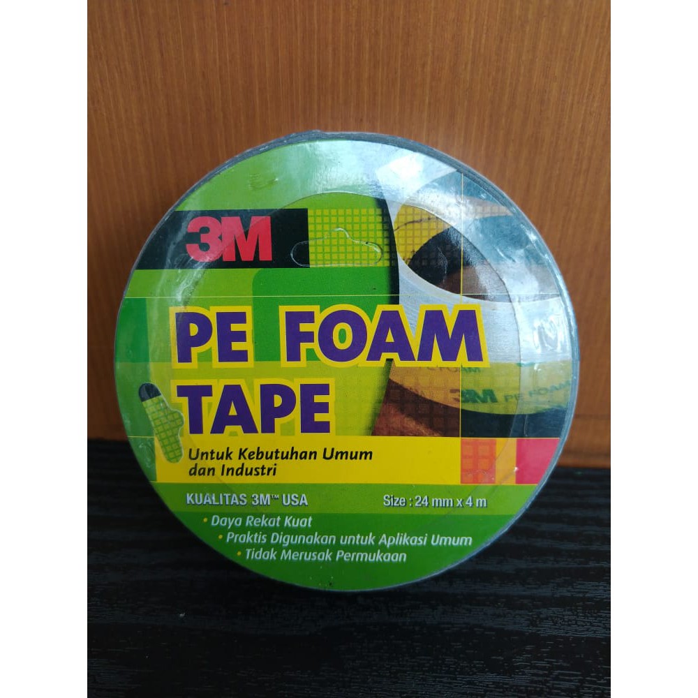 Jual DOUBLE TAPE BUSA 3M Pe Foam Tape 24mm X 4M ORIGINAL Shopee Indonesia