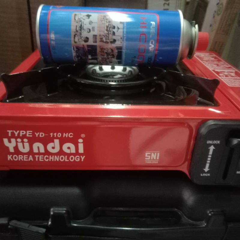 Jual Kompor Gas Portable In Yundai Gas Kaleng Hi Cook Shopee