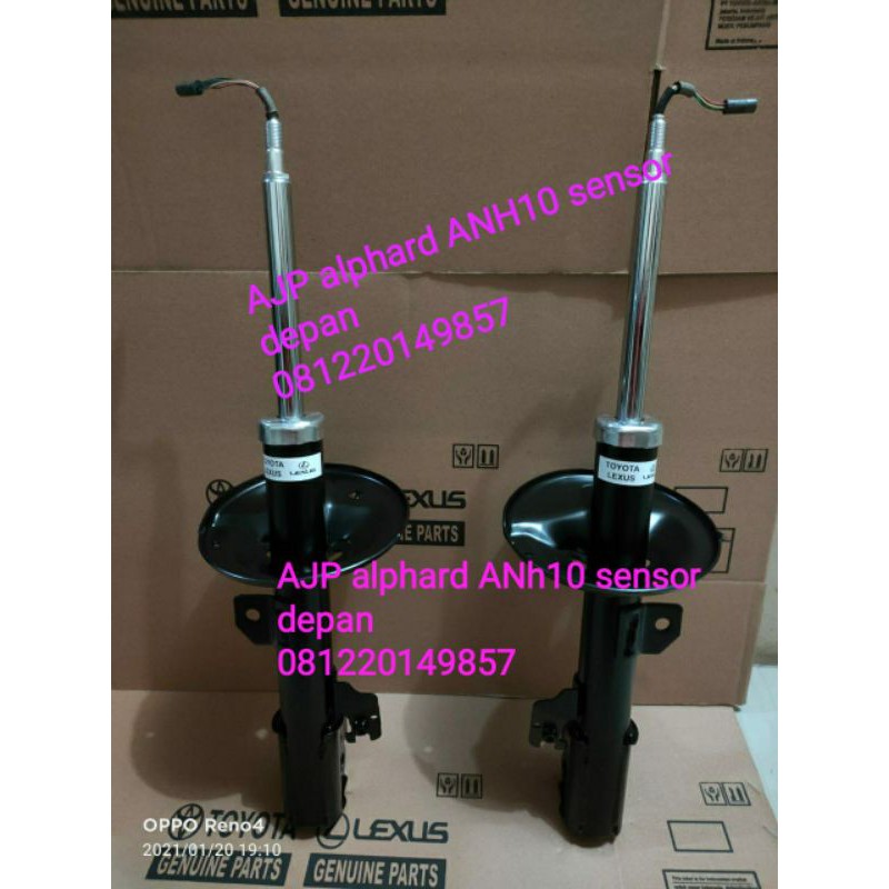 Jual Shockbreaker Alphard ANH10 Sensor Depan Asli Original Shopee