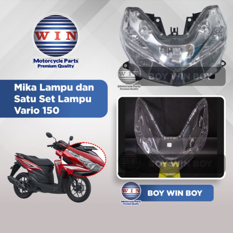 Jual MIKA LAMPU DEPAN HONDA VARIO 150 OLD LAMPU DEPAN 1 SET HONDA VARIO