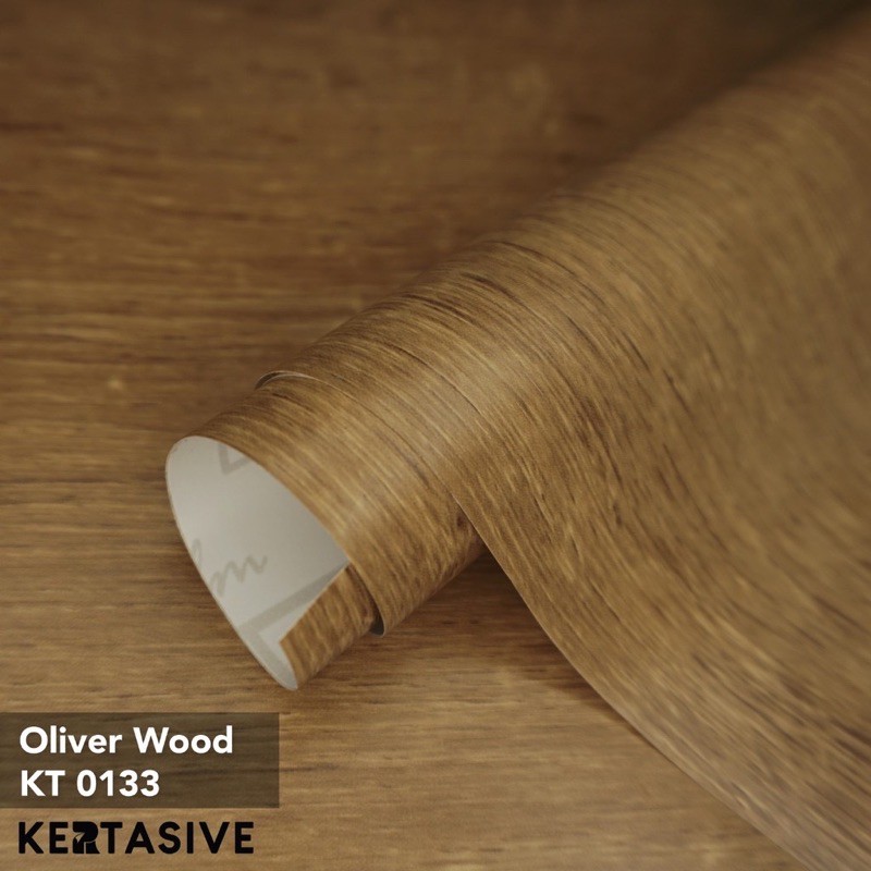 Jual Kertasive Pvc Interior Film Oliver Wood Sticker Stiker Bahan