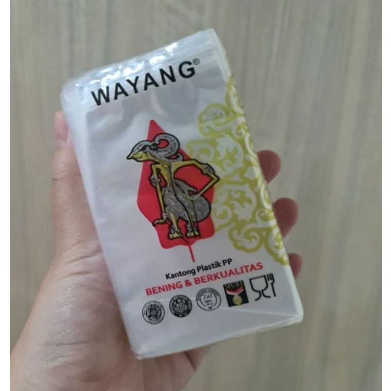 Jual Plastik Pp Bening Wayang Uk X Cm Kantong Kemasan Kue Isi