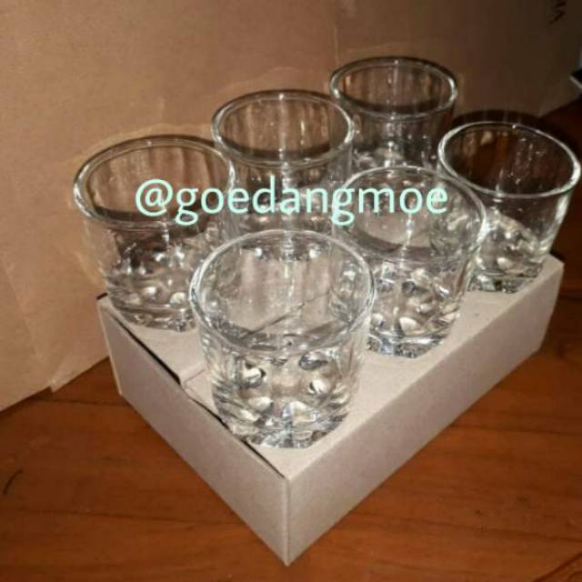 Jual GRABSEND Shot Glass Soju Glass Gelas Lilin Sloki Glass