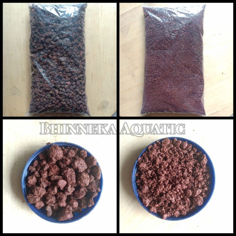 Jual Pasir Malang Merah Kasar Sedang 1kg Media Tanam Aquascape Akuarium