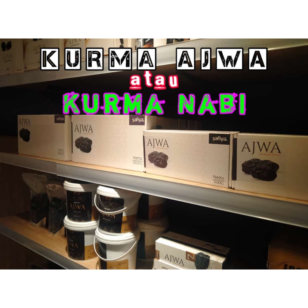 Jual Ajwa Kurma Nabi Asli Kurma Ajwa Super Asli Madinah 1 Kg Shopee