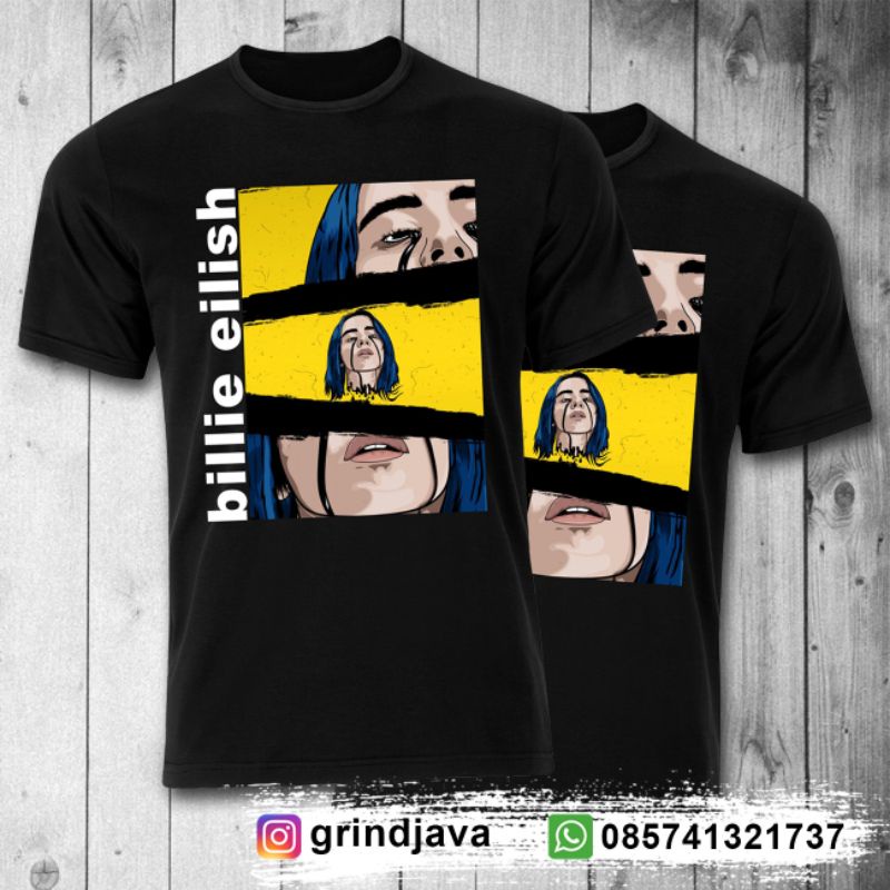 Jual Kaos Billie Eilish Custom Premium Shopee Indonesia