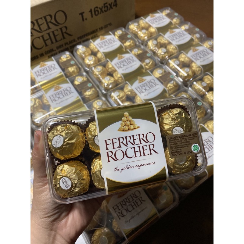 Jual Ferrero Rocher T16 Ready Cokelat Ferero Shopee Indonesia