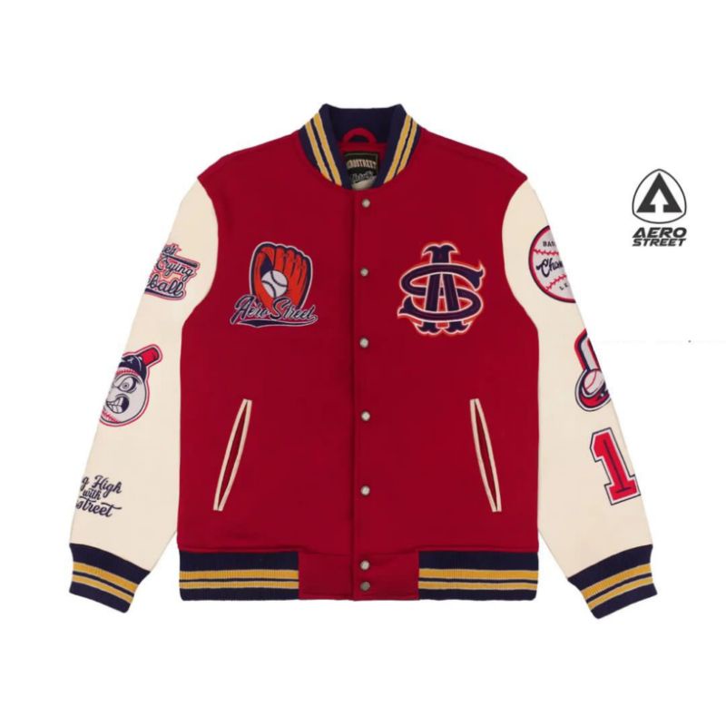 Jual Aerostreet Varsity Jacket Limited Edition Original Shopee